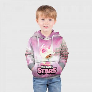 Детская толстовка 3D «Leon Unicorn Brawl Stars»