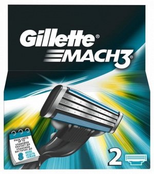 Сменные кассеты Gillette Mach 3, 2 шт.