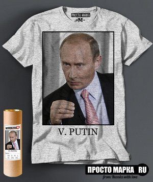 Мужская футболка V. Putin 2