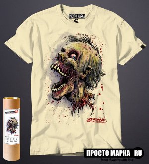 Мужская футболка с Зомби