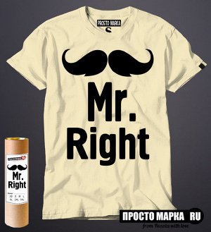 Мужская футболка Mr. Right