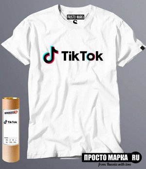 Мужская футболка Tik Tok logo