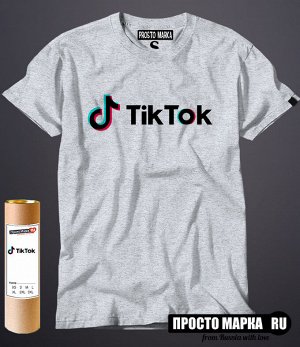 Мужская футболка Tik Tok logo