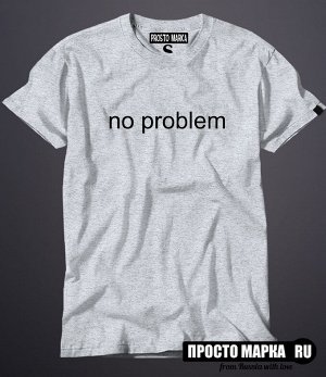 Мужская футболка No problem