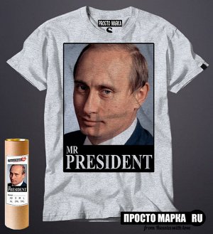 Мужская футболка Путин mr. Президент