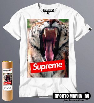Мужская футболка SUPREME tiger's mouth