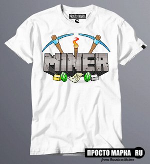 Мужская футболка Minecraft MINER