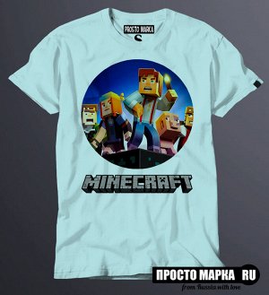 Мужская футболка Minecraft Torch