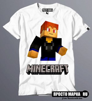 Мужская футболка Minecraft Алекс