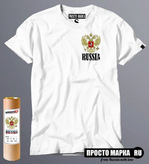 Мужская футболка Герб России small Red