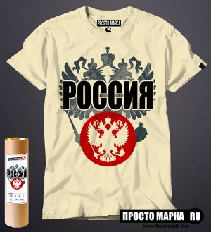 Мужская футболка с Эмблемой России 2