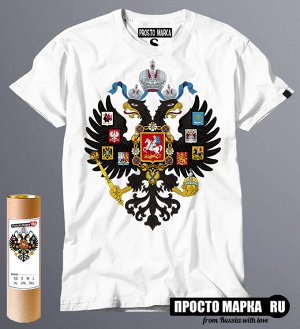 Мужская футболка герб Российской империи