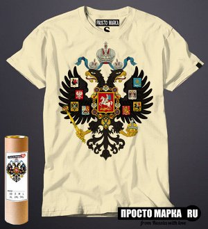 Мужская футболка герб Российской империи