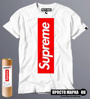 Мужская футболка logo SUPREME vertical