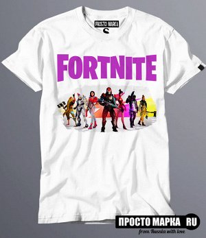 Мужская футболка Fortnite purple