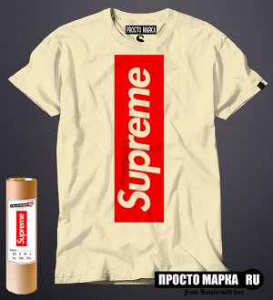Мужская футболка logo SUPREME vertical