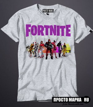 Мужская футболка Fortnite purple