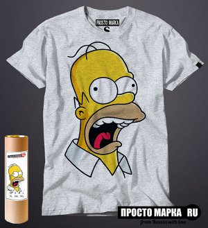 Мужская футболка Гомер Симпсон