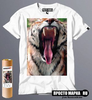 Мужская футболка Пасть тигра