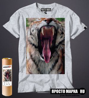 Мужская футболка Пасть тигра