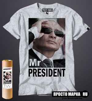 Мужская футболка Mr President в Очках