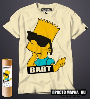 Мужская футболка с Бартом Симпсоном