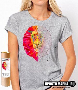 Женская футболка Lion