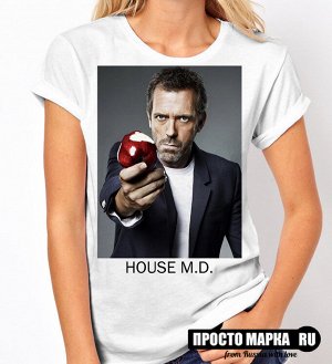 Женская футболка Доктор Хаус