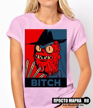 Женская футболка Рик и Морти Bitch