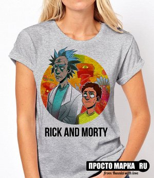 Женская футболка Рик и Морти 2
