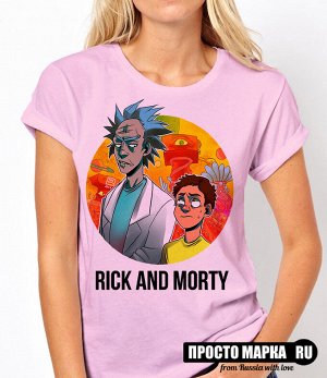 Женская футболка Рик и Морти 2