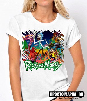Женская футболка Рик и Морти Run