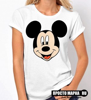 Женская футболка с Микки Маусом Face