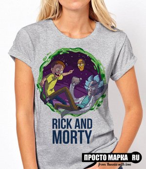 Женская футболка Рик и Морти Space