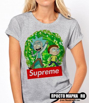 Женская футболка Рик и Морти Supreme