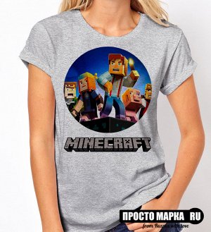 Женская футболка Minecraft Torch