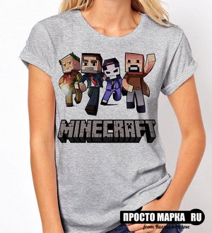 Женская футболка Minecraft 3