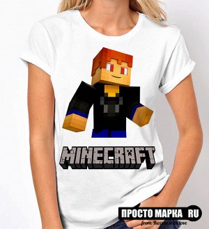 Женская футболка Minecraft Алекс