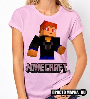 Женская футболка Minecraft Алекс