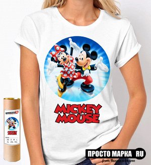 Женская футболка Mickey Mouse skates