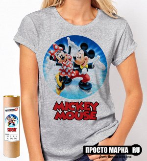 Женская футболка Mickey Mouse skates