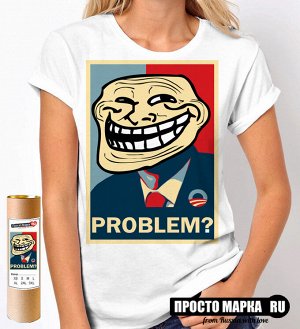 Женская футболка Problem