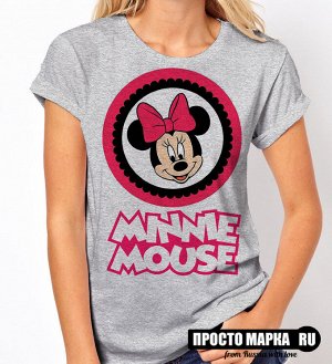 Женская футболка Minnie Mouse/Pink bow