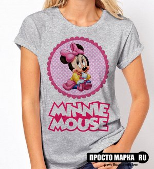 Женская футболка Minnie Mouse/Light pink