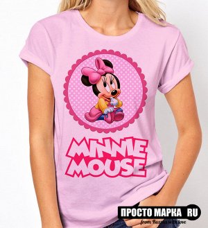 Женская футболка Minnie Mouse/Light pink
