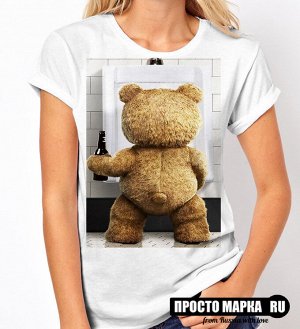 Женская футболка с Тедом (третий лишний)