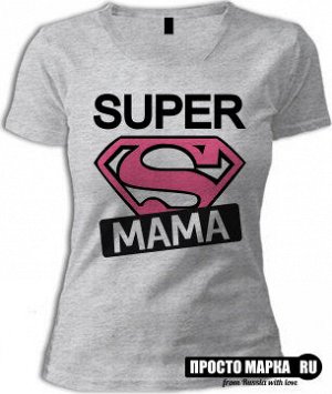 Женская футболка Супер Мама