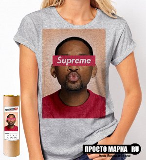 Женская футболка Уилл Смит Supreme