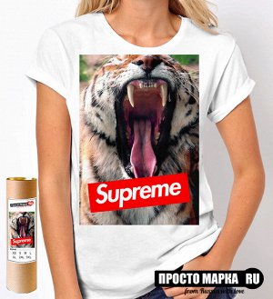 Женская футболка SUPREME tiger's mouth