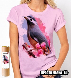 Женская футболка с Птицей